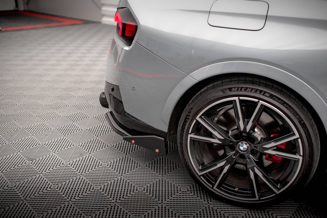 REAR SIDE SPLITTERS V.2 + FLAPS BMW 2 COUPE M240I G42