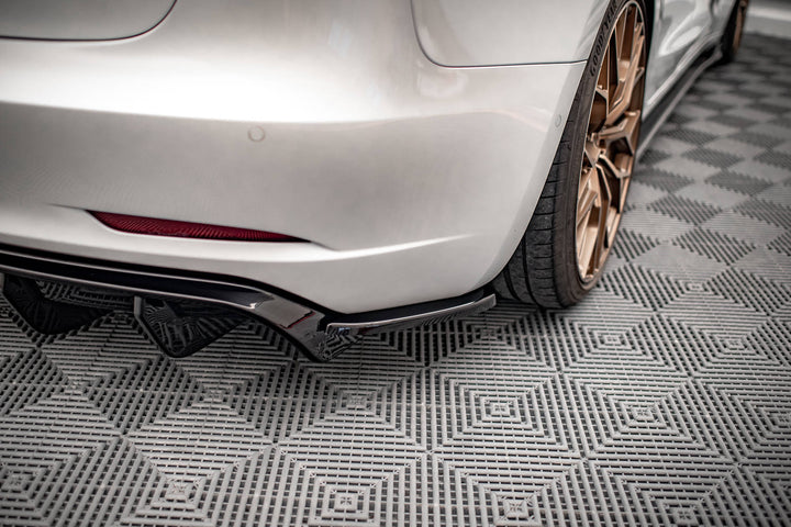 REAR SIDE SPLITTERS V.2 TESLA MODEL 3 (set for Maxton valance V.2)