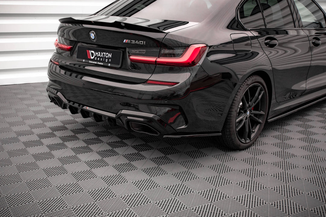 REAR SIDE SPLITTERS V.3 BMW 3 M-PACK / M340 G20 / G21 (set for Maxton Valance)
