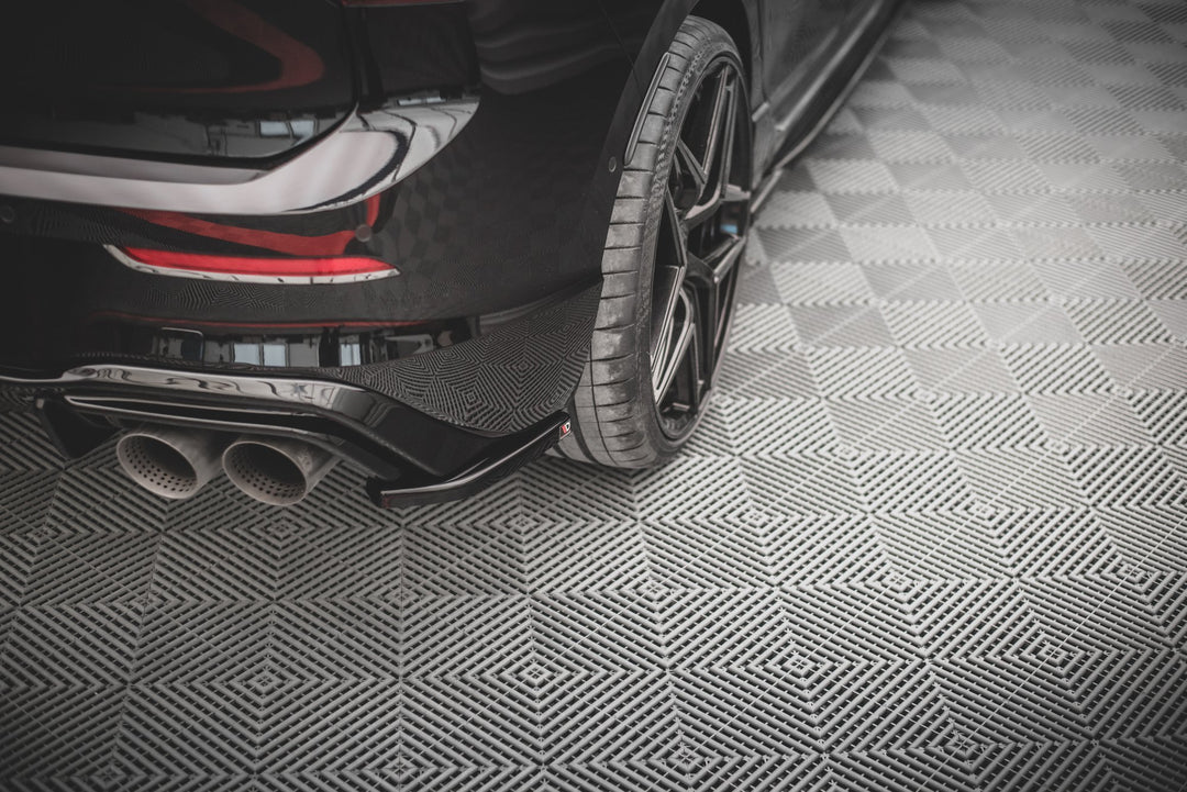 REAR SIDE SPLITTERS V.4 FOR VOLKSWAGEN GOLF R MK8 (SET FOR MAXTON VALANCE V.2)