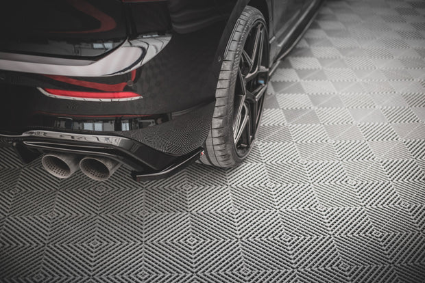 REAR SIDE SPLITTERS V.4 FOR VOLKSWAGEN GOLF R MK8 (SET FOR VALANCE V.2)