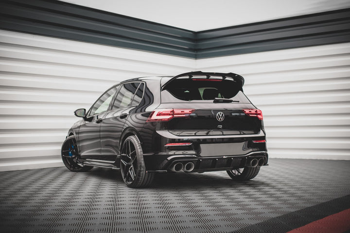 REAR SIDE SPLITTERS V.4 FOR VOLKSWAGEN GOLF R MK8 (SET FOR MAXTON VALANCE V.2)