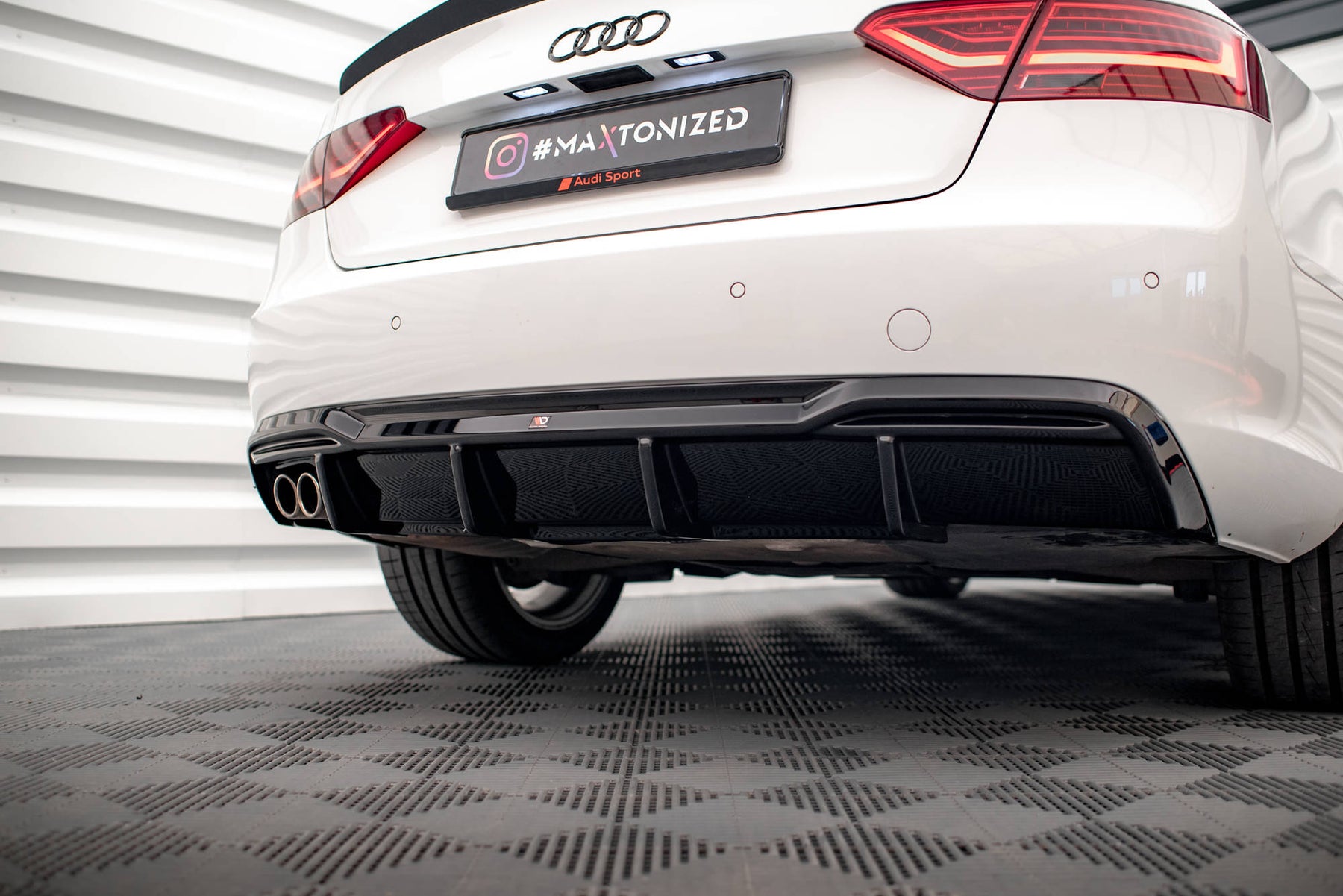 Valence Rear Rear Valance Audi A5 S-Line Coupe / Sportback 8T Facelift (Single side ...