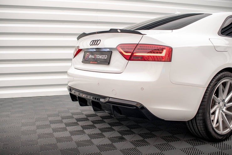 Rear Valance Audi A5 S-Line Coupe / Sportback 8T Facelift (Single side dual exhaust version)