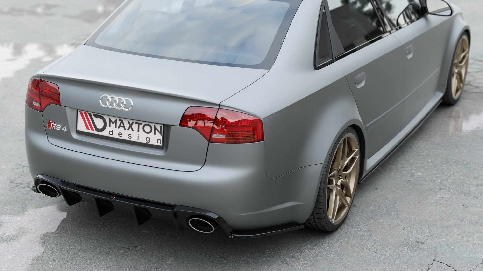 REAR DIFFUSER AUDI RS4 B7 – Maxton Design USA