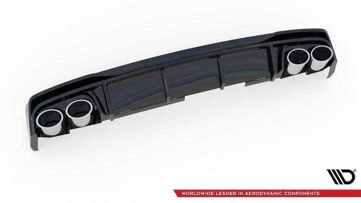 REAR VALANCE + EXHAUST ENDS IMITATION AUDI A6 C8 S-LINE