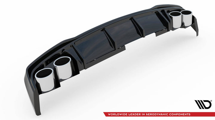 REAR VALANCE + EXHAUST ENDS IMITATION AUDI A6 C8 S-LINE