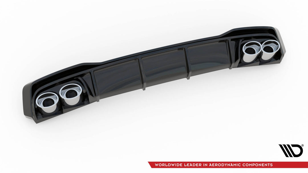REAR VALANCE + EXHAUST ENDS IMITATION AUDI A7 C8 S-LINE