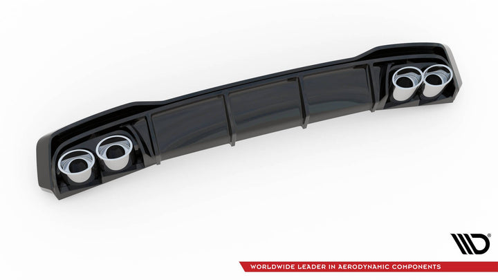 REAR VALANCE + EXHAUST ENDS IMITATION AUDI A7 C8 S-LINE