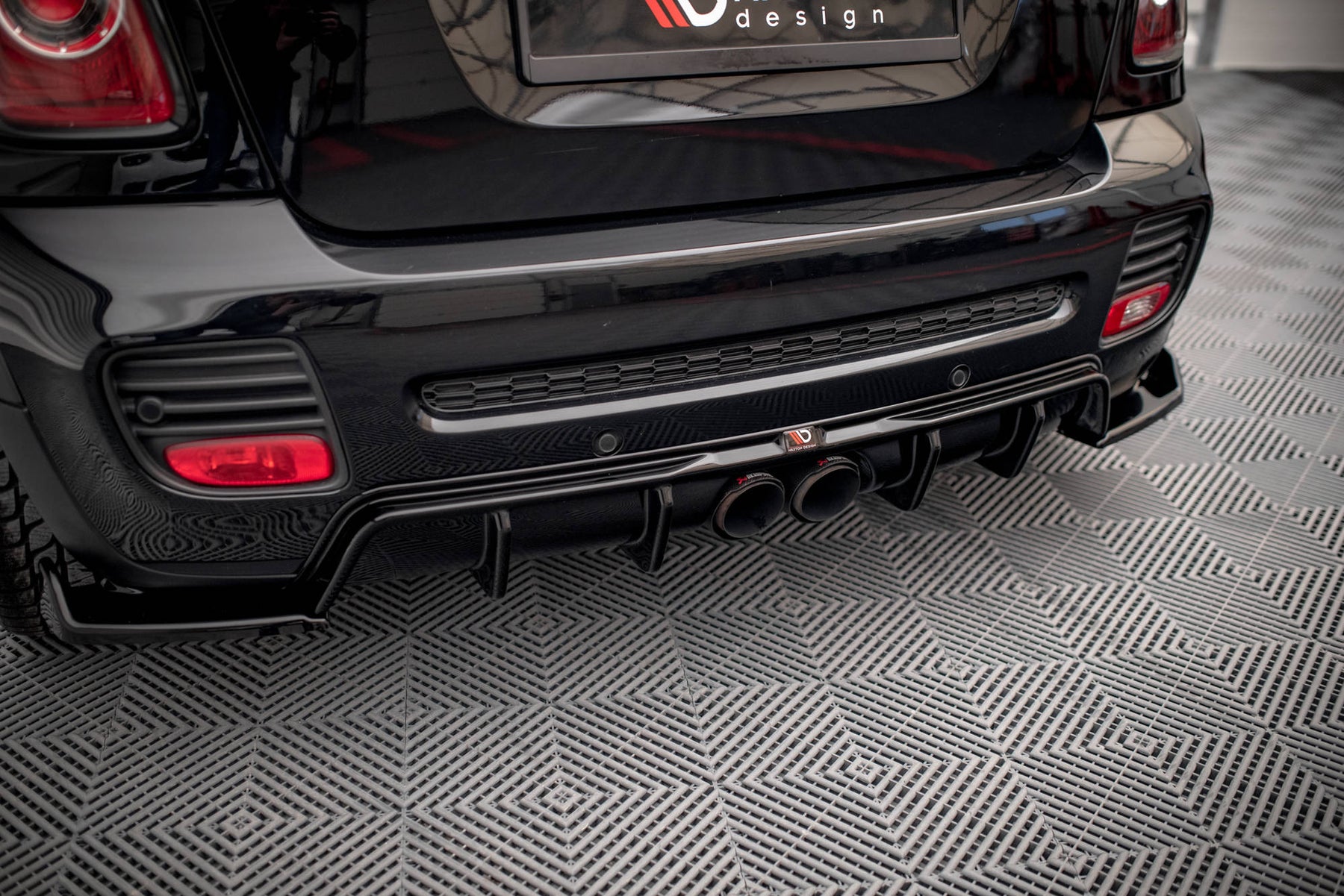 REAR VALANCE MINI COOPER JOHN COOPER WORKS R56 – Maxton Design USA