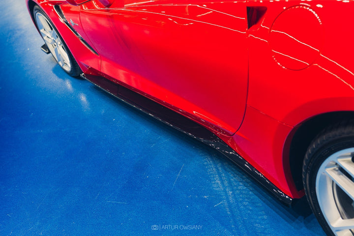 SIDE SKIRTS DIFFUSERS CHEVROLET CORVETTE C7