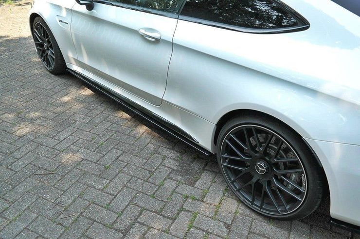 SIDE SKIRTS DIFFUSERS MERCEDES C-CLASS C205 63AMG COUPE