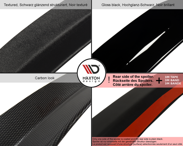 SPOILER CAP LEXUS CT MK1 FACELIFT