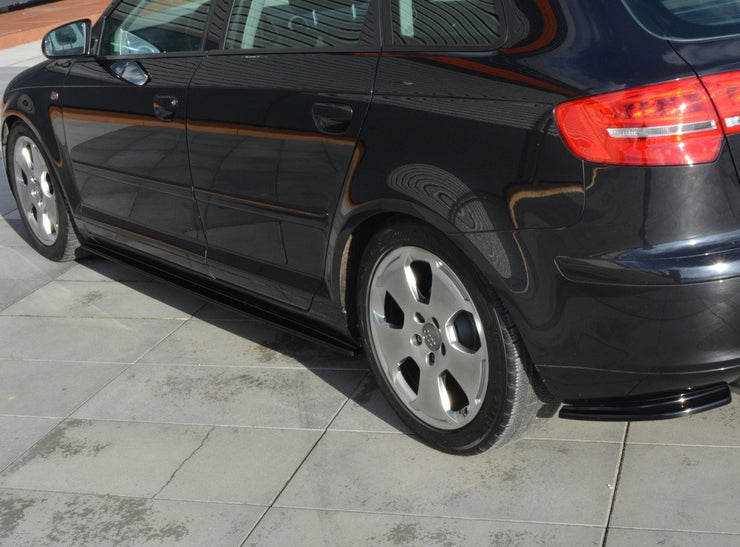 SIDE SKIRTS DIFFUSERS AUDI A3 SPORTBACK 8P / 8P FACELIFT