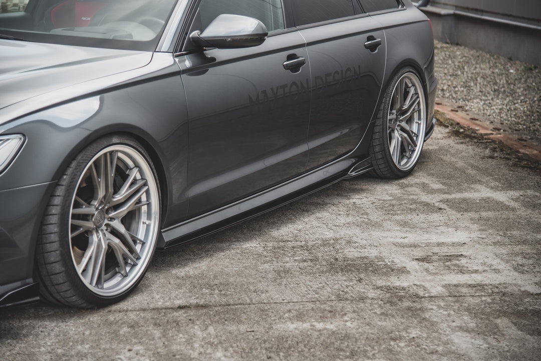 SIDE SKIRTS DIFFUSERS AUDI S6 / A6 S-LINE C7 FL