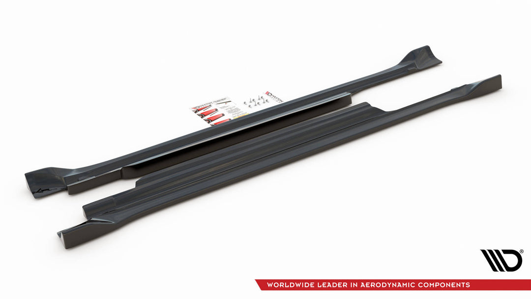 SIDE SKIRTS DIFFUSERS DODGE CHALLENGER SRT HELLCAT WIDEBODY MK3