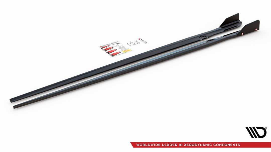 SIDE SKIRTS DIFFUSERS + FLAPS V.1 BMW M8 GRAN COUPE F93