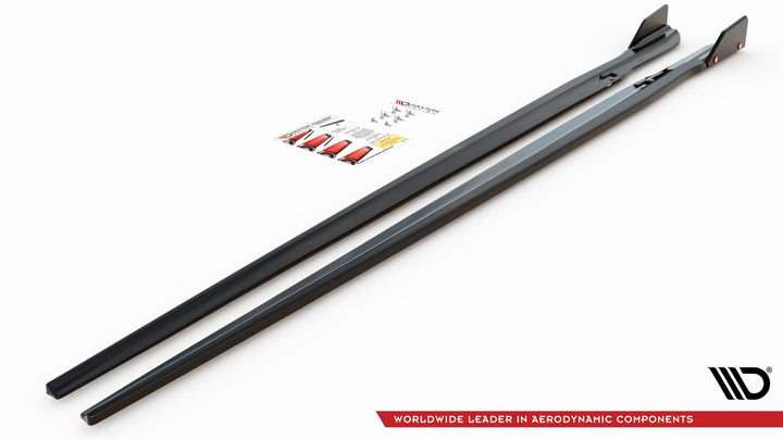 SIDE SKIRTS DIFFUSERS + FLAPS V.1 BMW M8 GRAN COUPE F93