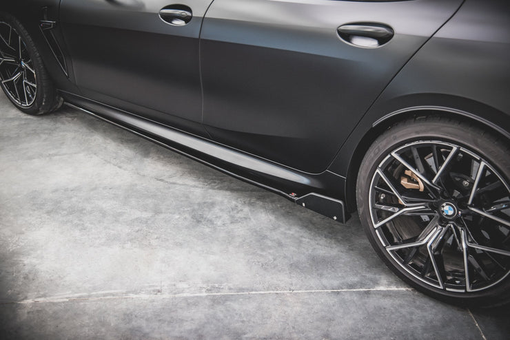SIDE SKIRTS DIFFUSERS + FLAPS V.1 BMW M8 GRAN COUPE F93