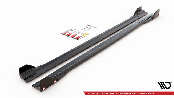 SIDE SKIRTS DIFFUSERS + FLAPS V.2 MERCEDES-AMG A45 S