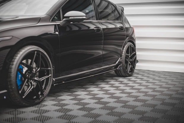 SIDE SKIRTS DIFFUSERS + FLAPS V.2 VOLKSWAGEN GOLF R MK8