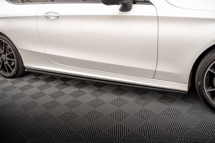 SIDE SKIRTS DIFFUSERS MERCEDES-BENZ C COUPE AMG-LINE C205 FACELIFT