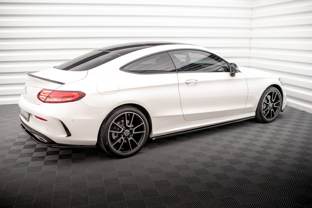 SIDE SKIRTS DIFFUSERS MERCEDES-BENZ C COUPE AMG-LINE C205 FACELIFT
