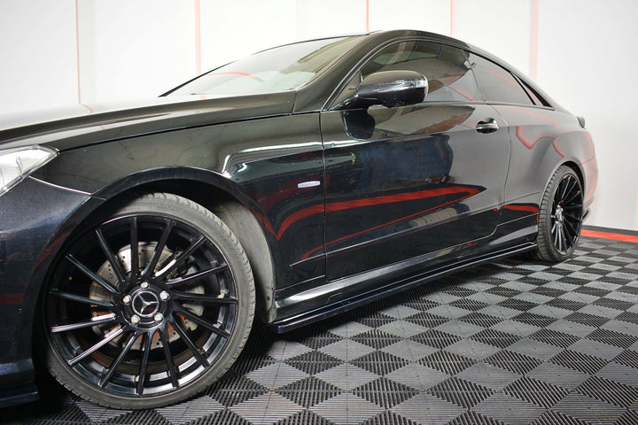 SIDE SKIRTS DIFFUSERS MERCEDES-BENZ E-CLASS W207 COUPE AMG-LINE