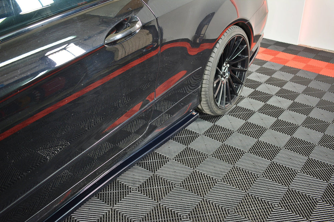 SIDE SKIRTS DIFFUSERS MERCEDES-BENZ E-CLASS W207 COUPE AMG-LINE