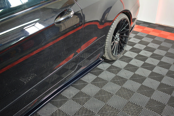 SIDE SKIRTS DIFFUSERS MERCEDES-BENZ E-CLASS W207 COUPE AMG-LINE