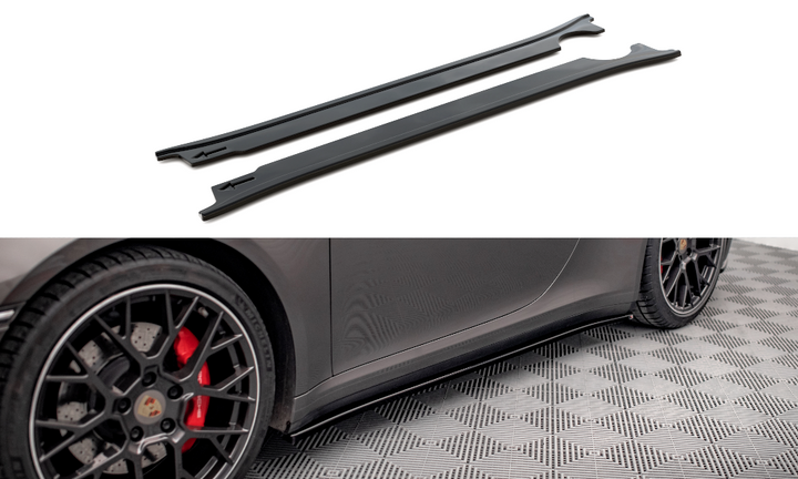 SIDE SKIRTS DIFFUSERS PORSCHE 911 CARRERA 4S 992