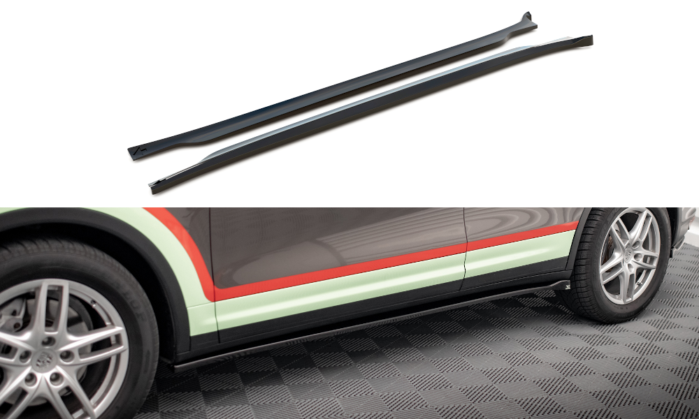 SIDE SKIRTS DIFFUSERS PORSCHE CAYENNE MK2