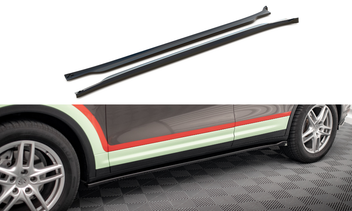 SIDE SKIRTS DIFFUSERS PORSCHE CAYENNE MK2