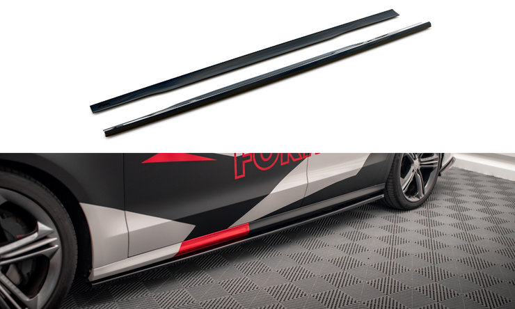 SIDE SKIRTS DIFFUSERS V.1 AUDI S8 D4