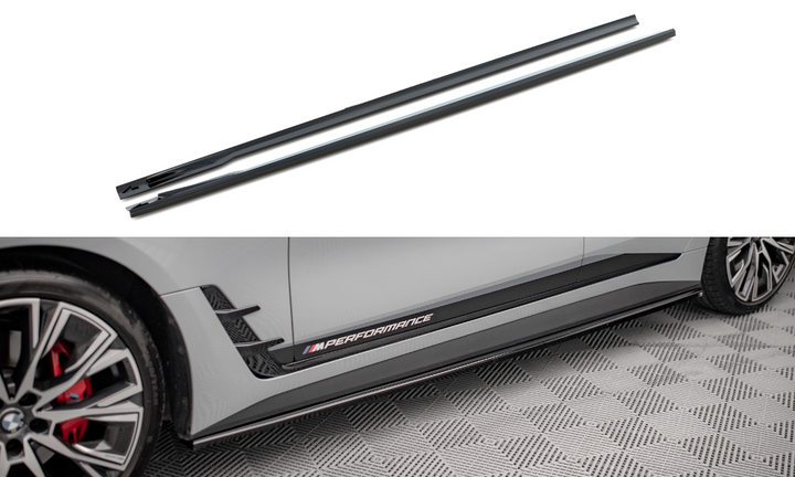 SIDE SKIRTS DIFFUSERS V.1 BMW 4 GRAN COUPE M-PACK G26