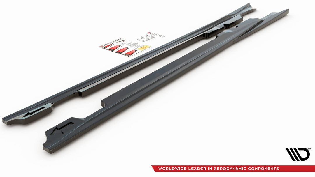 SIDE SKIRTS DIFFUSERS V.1 PORSCHE PANAMERA TURBO 970 FACELIFT