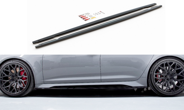 SIDE SKIRTS DIFFUSERS V.2 AUDI RS6 C8
