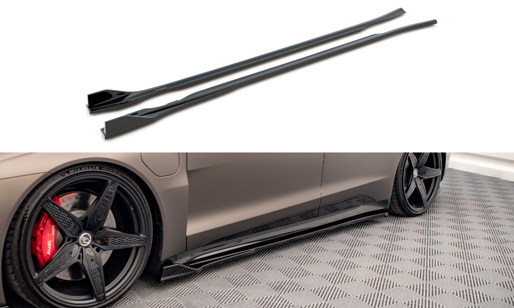 SIDE SKIRTS DIFFUSERS V.2 AUDI E-TRON GT / RS GT MK1 – Maxton Design USA