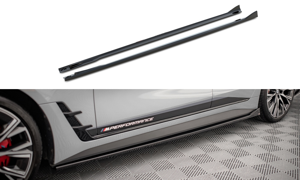SIDE SKIRTS DIFFUSERS V.2 BMW 4 GRAN COUPE M-PACK G26