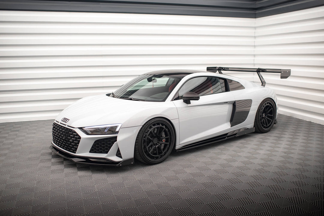 SIDE SKIRTS DIFFUSERS V.2+ FLAPS AUDI R8 MK2 FACELIFT