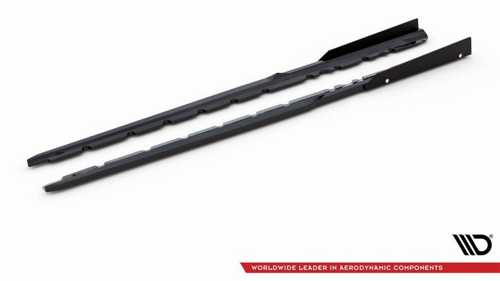SIDE SKIRTS DIFFUSERS V.2+ FLAPS AUDI R8 MK2 FACELIFT