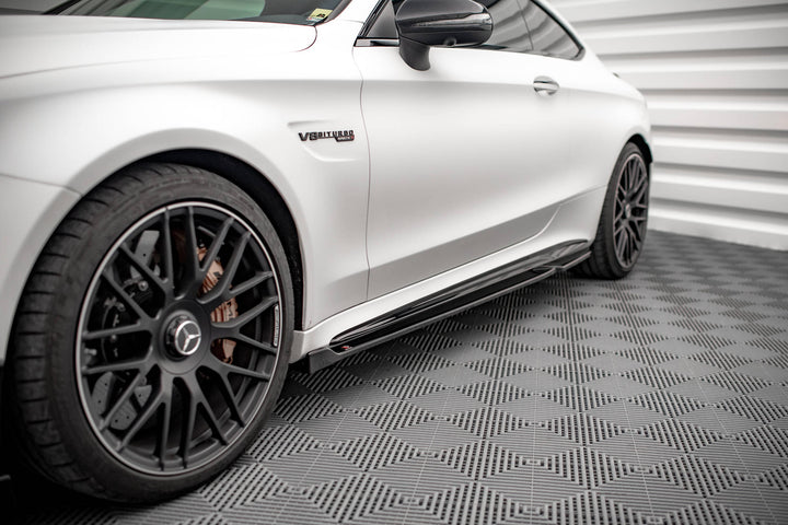 SIDE SKIRTS DIFFUSERS V.2 MERCEDES-AMG C 63AMG COUPE C205 FACELIFT