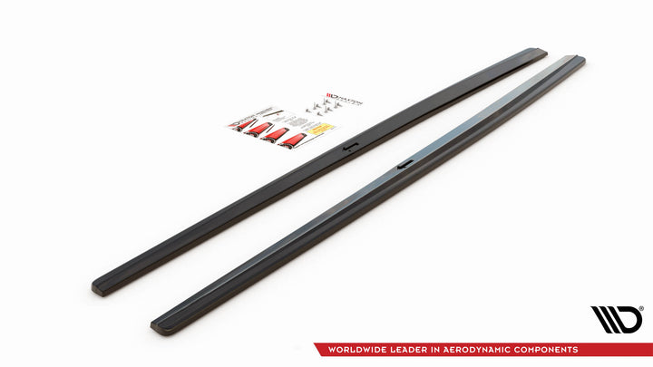 SIDE SKIRTS SPLITTERS AUDI S3 / A3 S-LINE 8V / 8V FL SEDAN