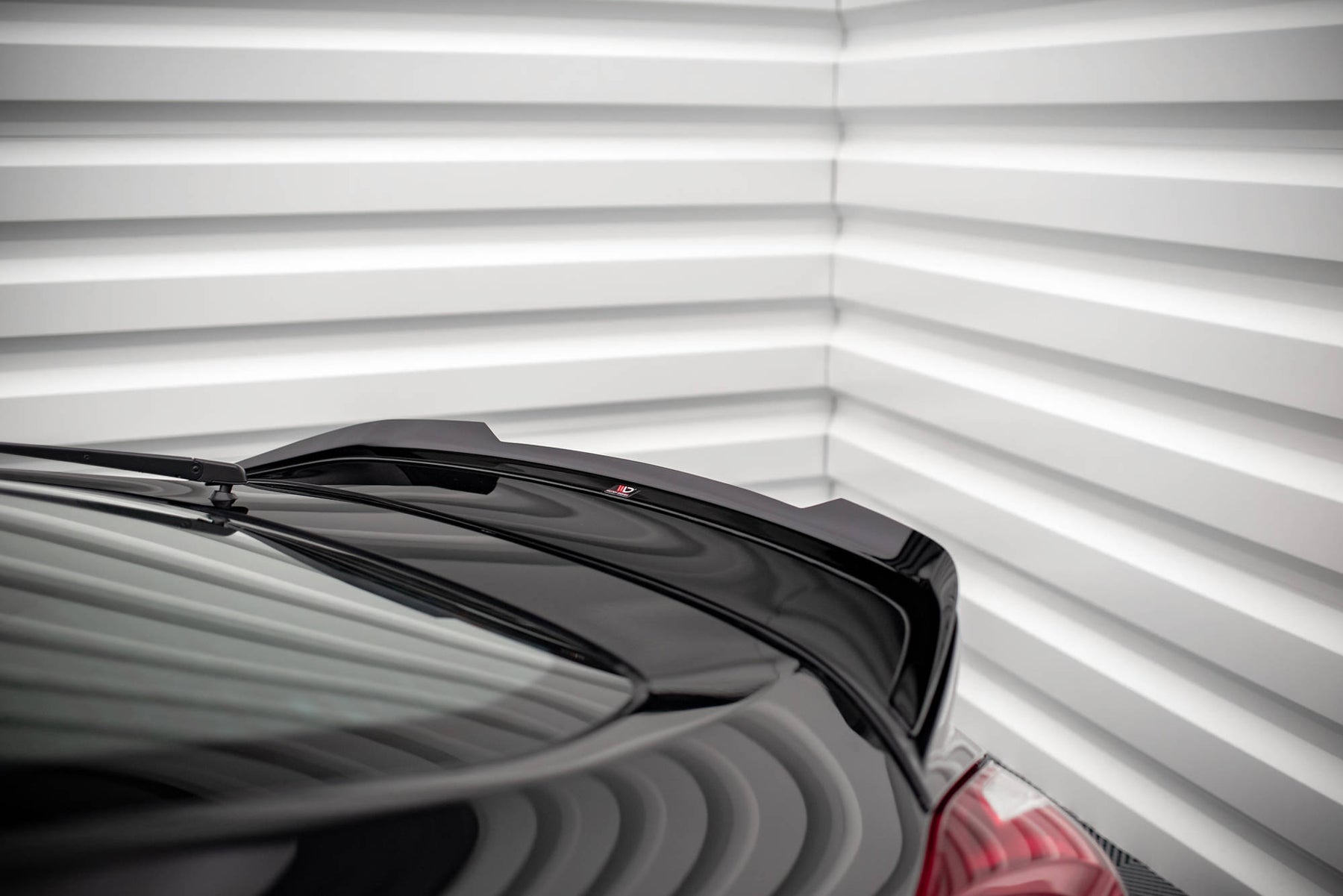 Maxton Design Gloss Black ABS Spoiler Extension Cap For Nissan 370Z – Rear