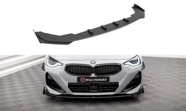 STREET PRO FRONT SPLITTER + FLAPS BMW 2 COUPE M-PACK / M240I G42