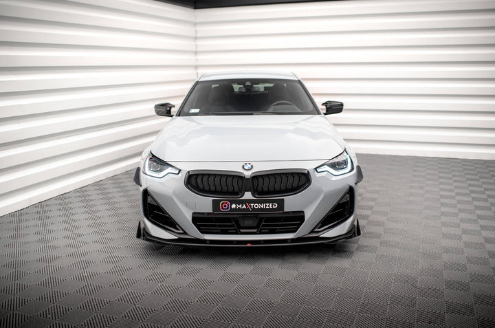 STREET PRO FRONT SPLITTER + FLAPS BMW 2 COUPE M-PACK / M240I G42