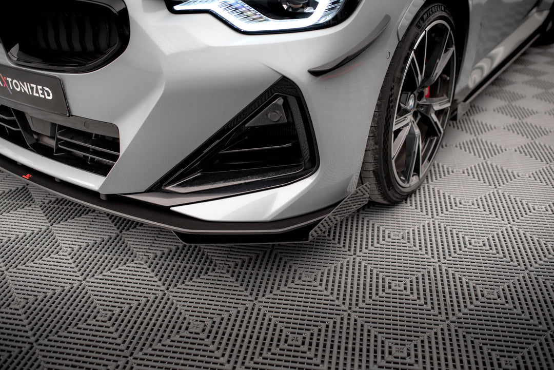 STREET PRO FRONT SPLITTER + FLAPS BMW 2 COUPE M-PACK / M240I G42