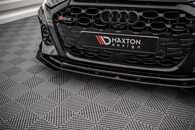STREET PRO FRONT SPLITTER V.1 + FLAPS AUDI S3 / A3 S-LINE 8Y