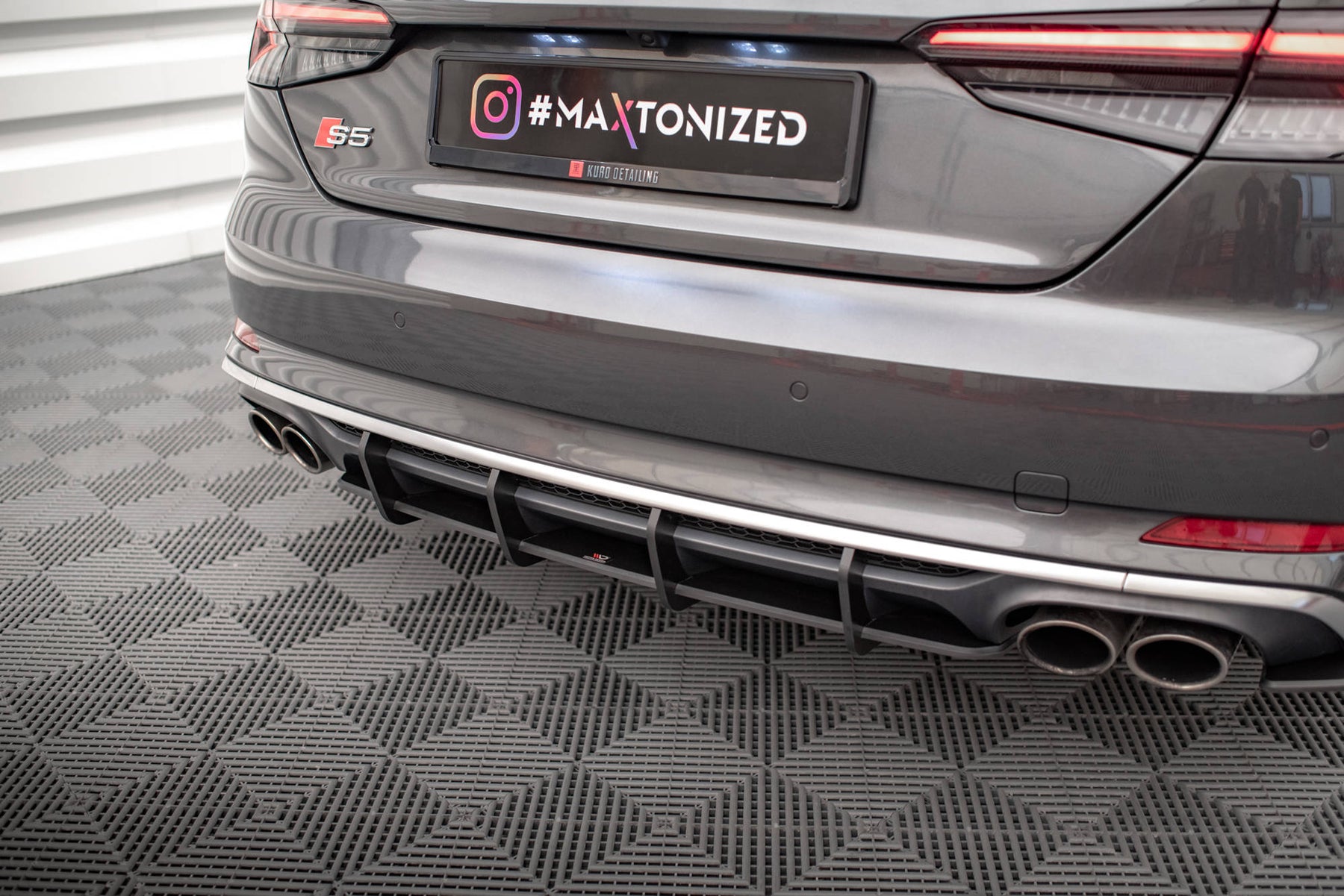 STREET PRO REAR DIFFUSER AUDI S5 COUPE / SPORTBACK F5 – Maxton Design USA