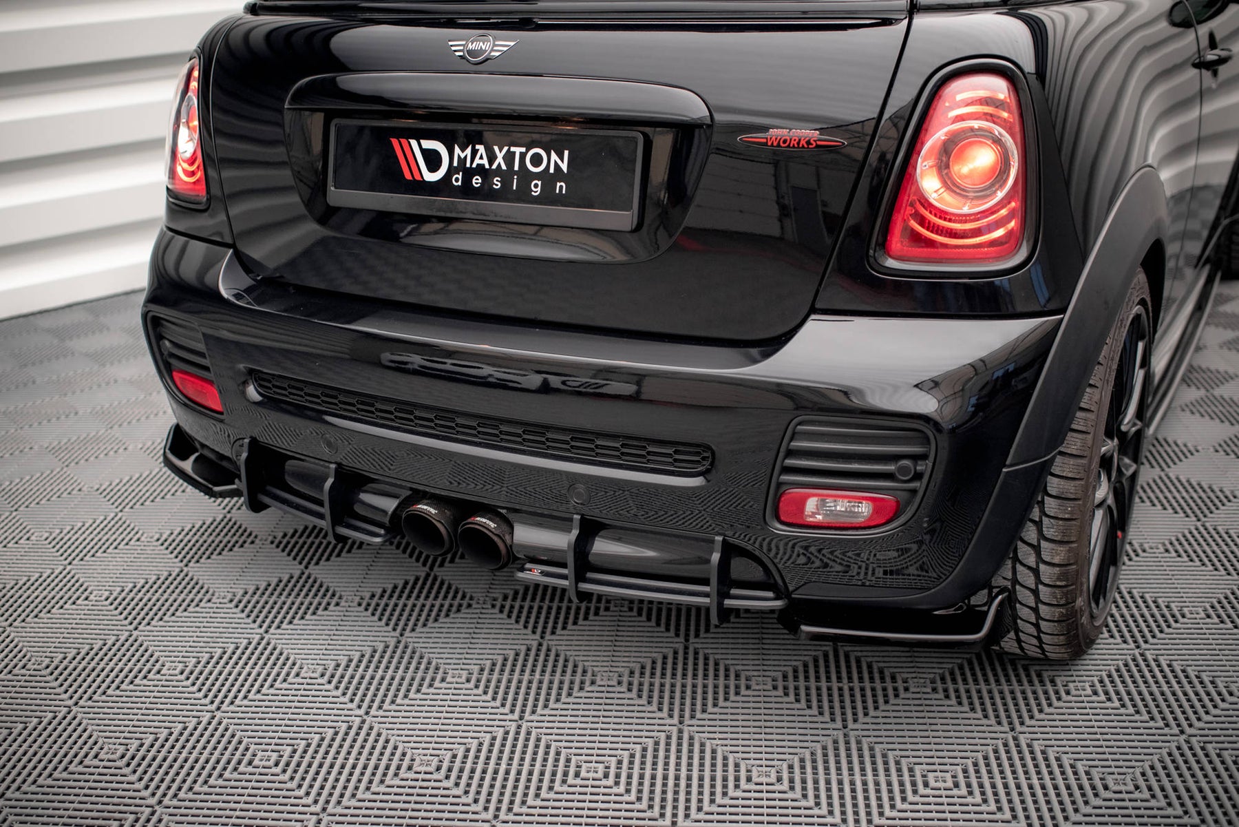 Min Cooper Rear Diffuser STREET PRO REAR DIFFUSER MINI COOPER JOHN COOPER WORKS R56 – Maxton ...